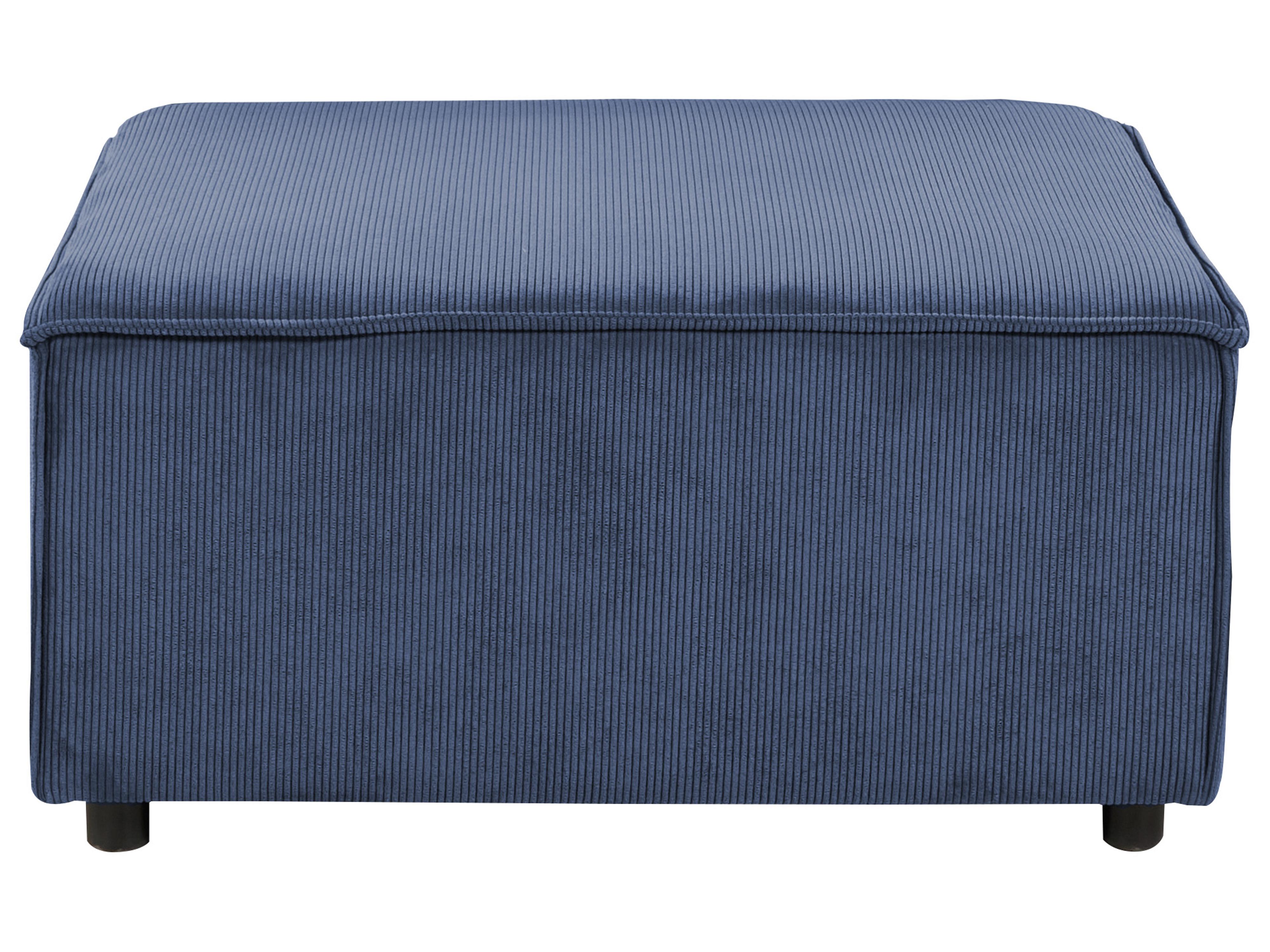 Ottomaan ARDAL Corduroy Donkerblauw