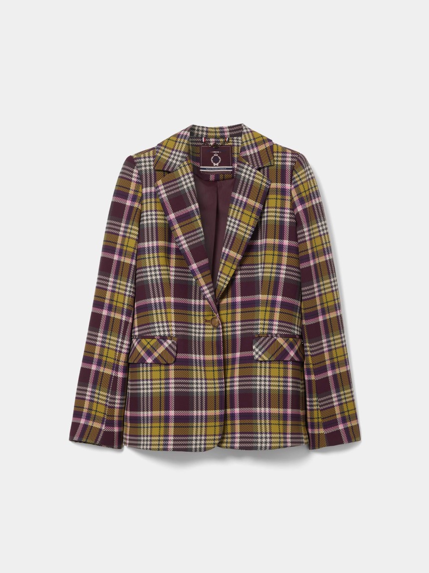 Blazer Xadrez Regular Fit
