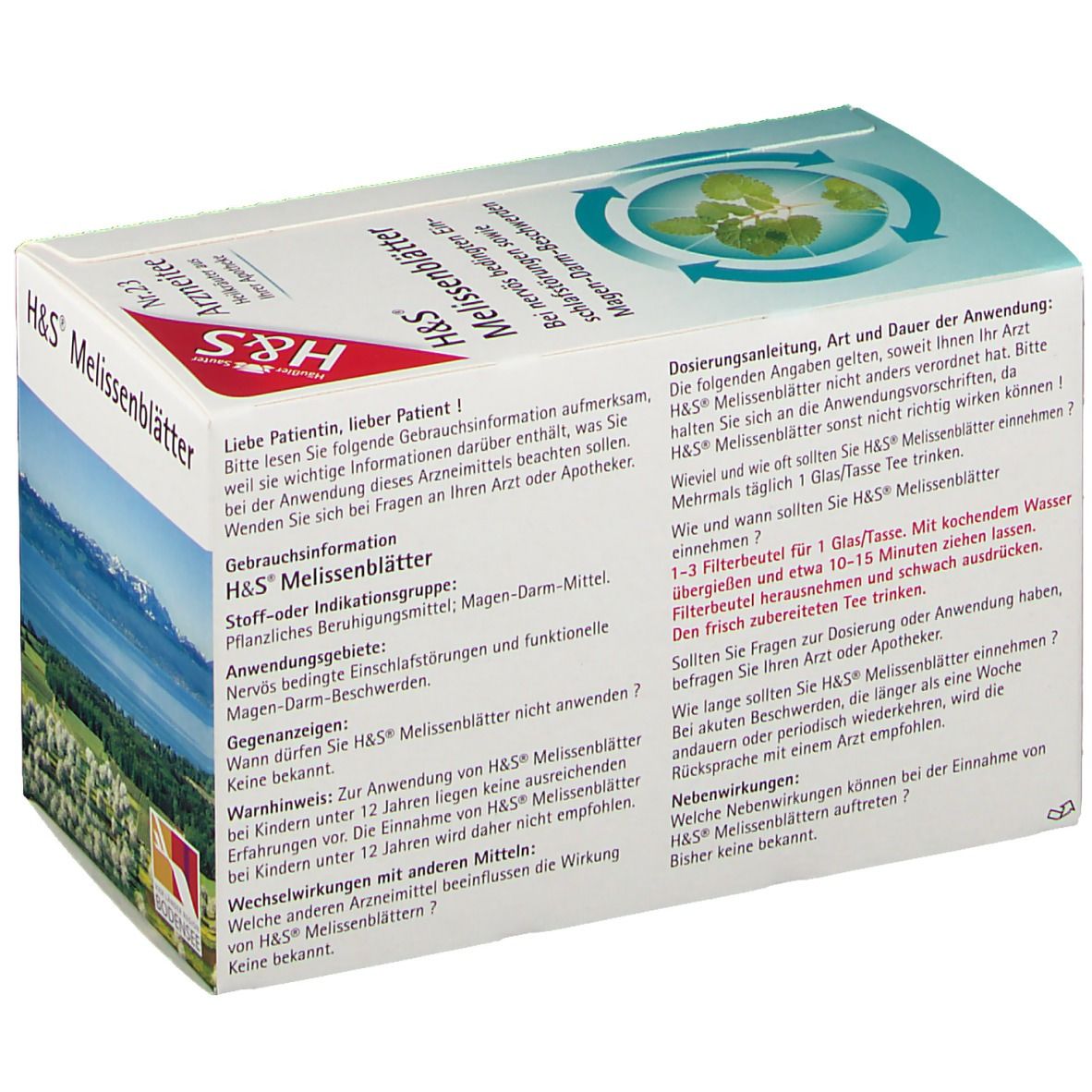 H&S Melissenblätter Nr. 23