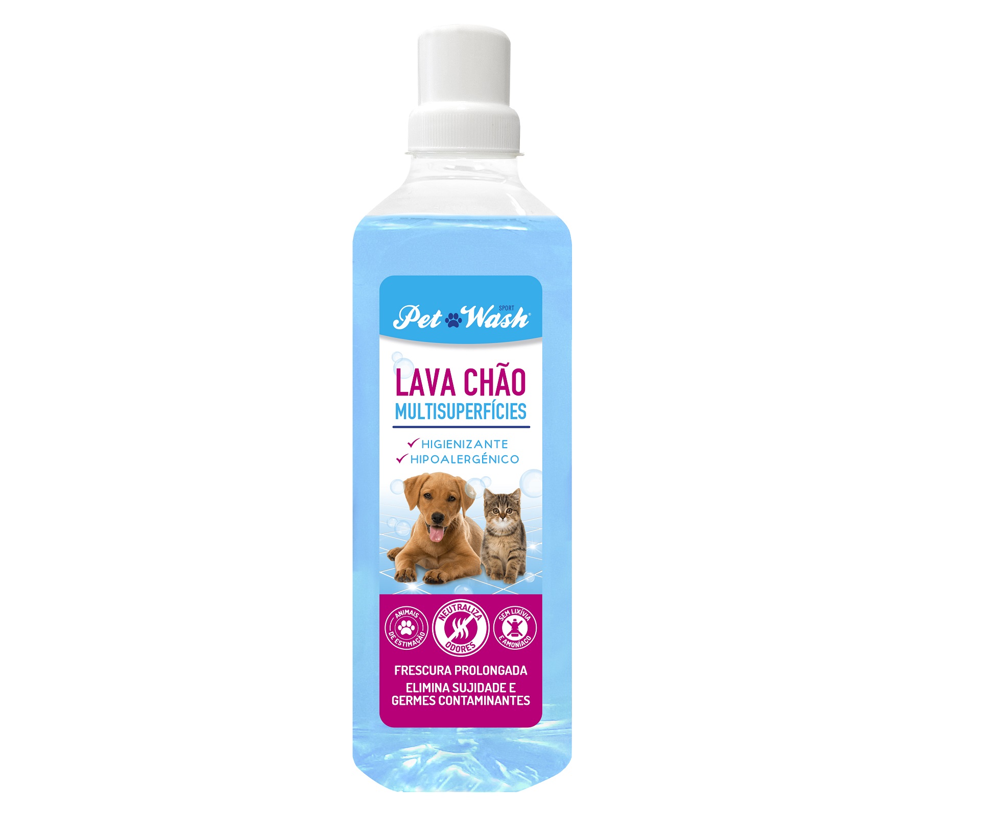 LAVA CHÃO MULTISUPERFÍCIES PET WASH P/CASAS COM ANIMAIS 1L