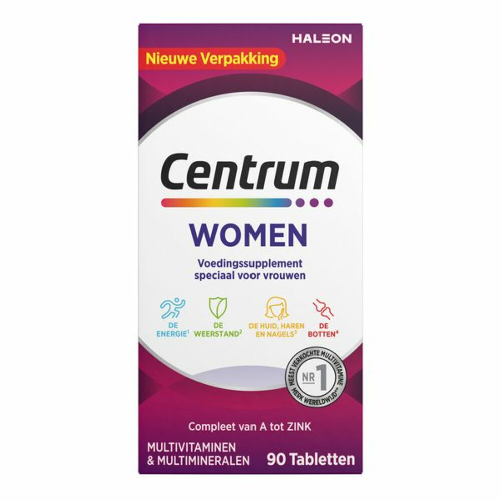 Centrum Women 50+ Multivitaminen90 tabletten