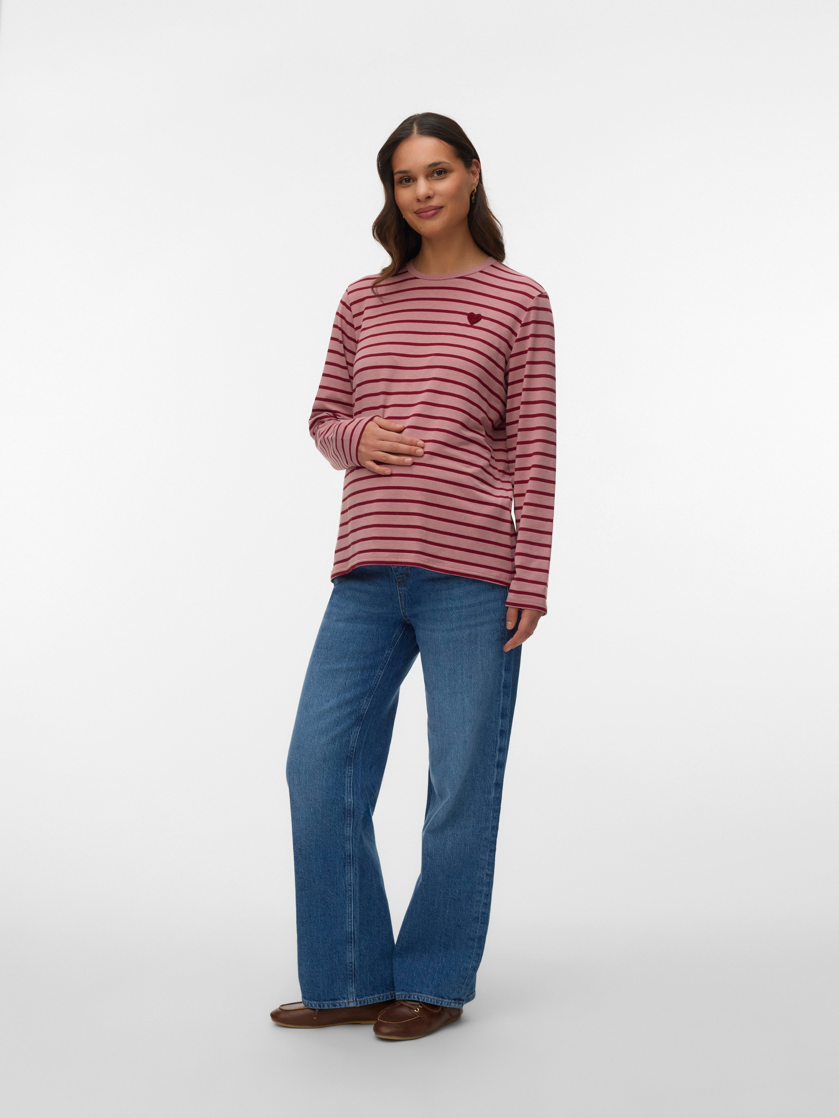 Regular fit O-hals Top