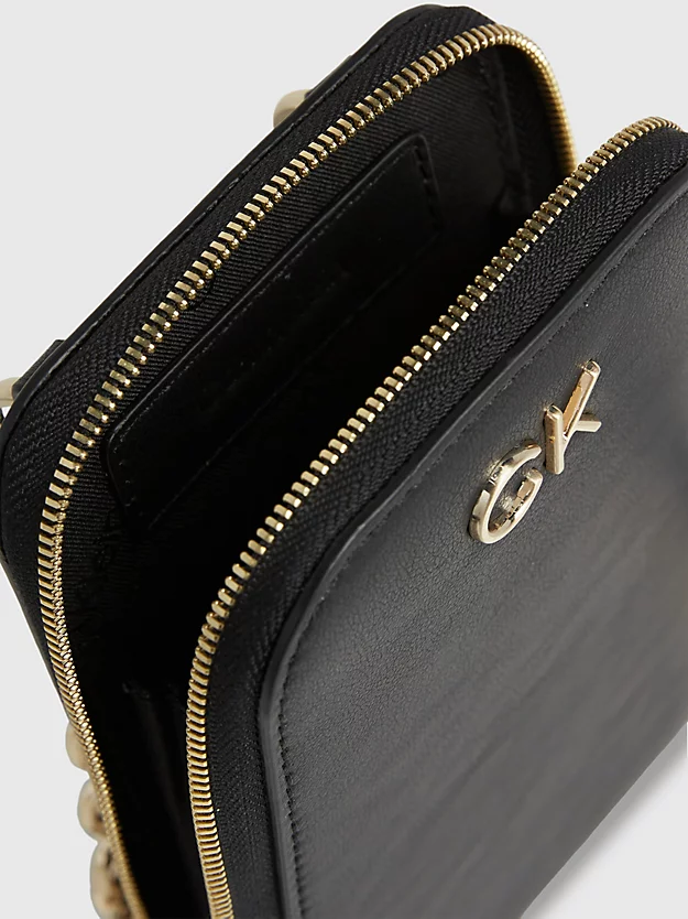 Bolsa de ombro com suporte para celular