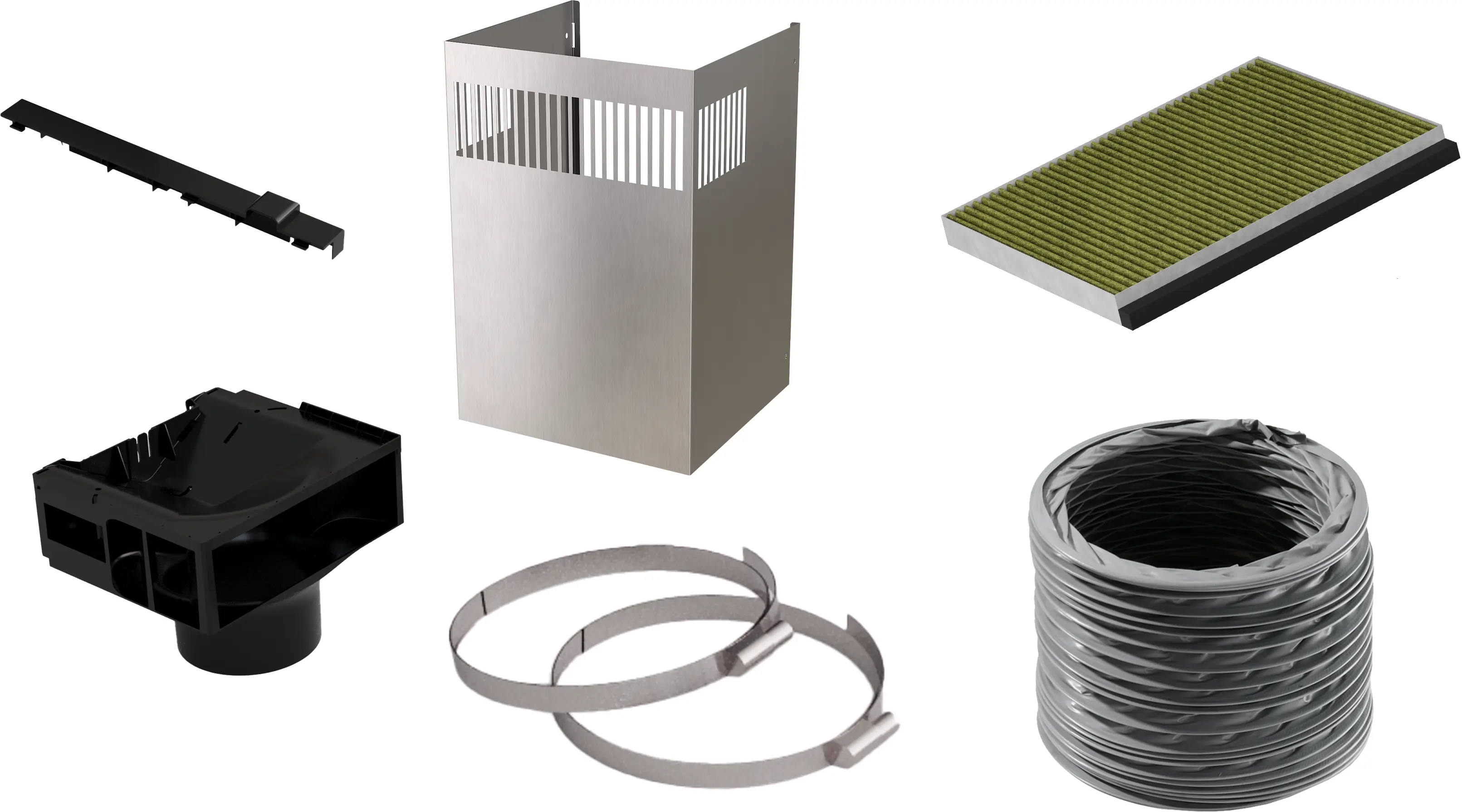 Clean Air recirculatiekit met lange levensduur Metaal-look DWZ1FB3I6 • 17008914