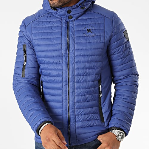 Doudoune Capuche Bleu