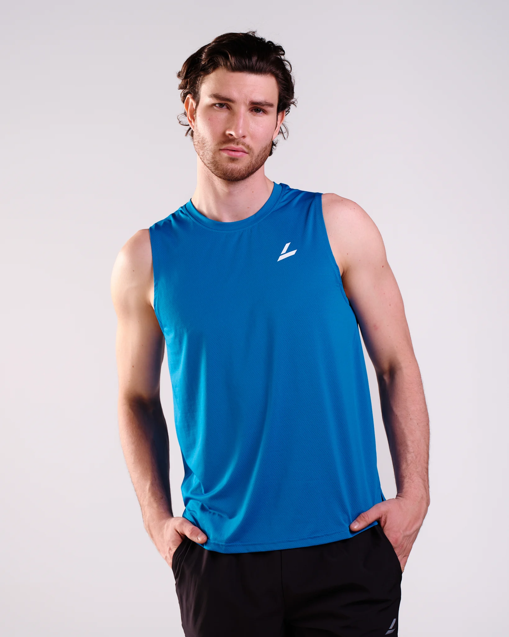 LEVITY Legend Mesh Tank M Vibrant Blue