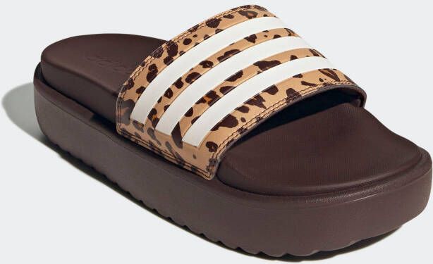 Adidas Sportswear Badslippers met label-embossing model 'ADILETTE PLATFORM'