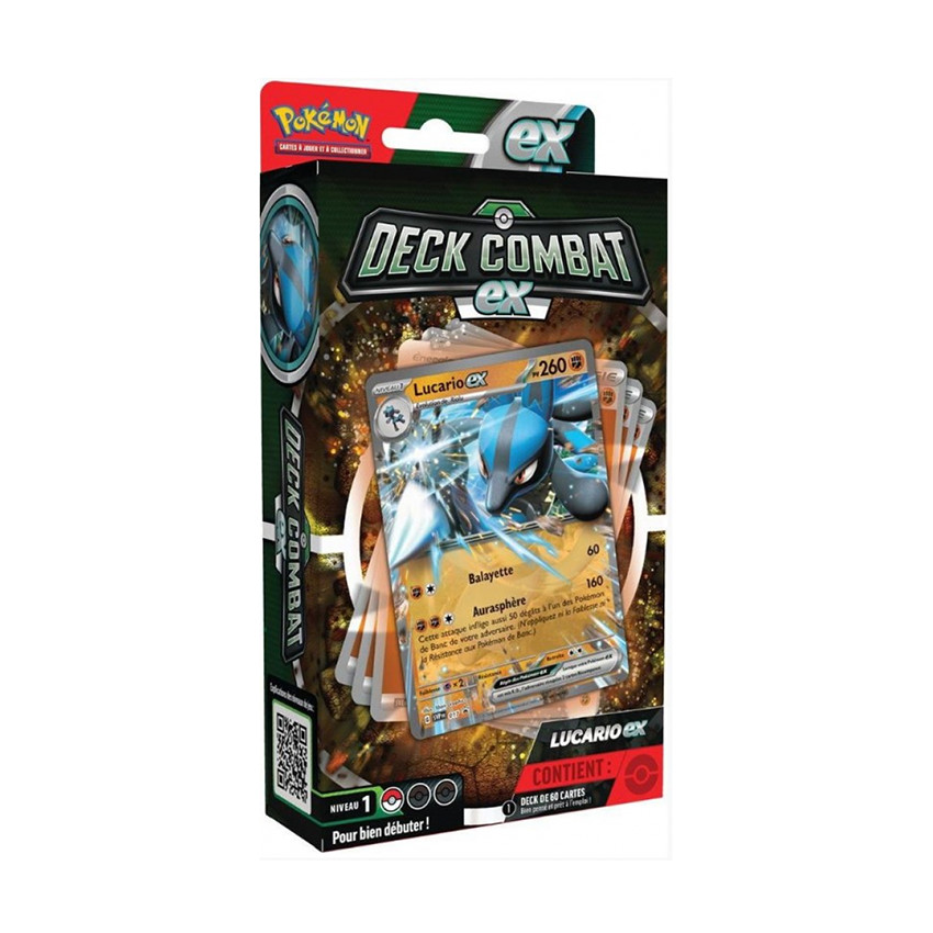 Deck de combat 60 cartes Pokémon EX modèle aléatoire