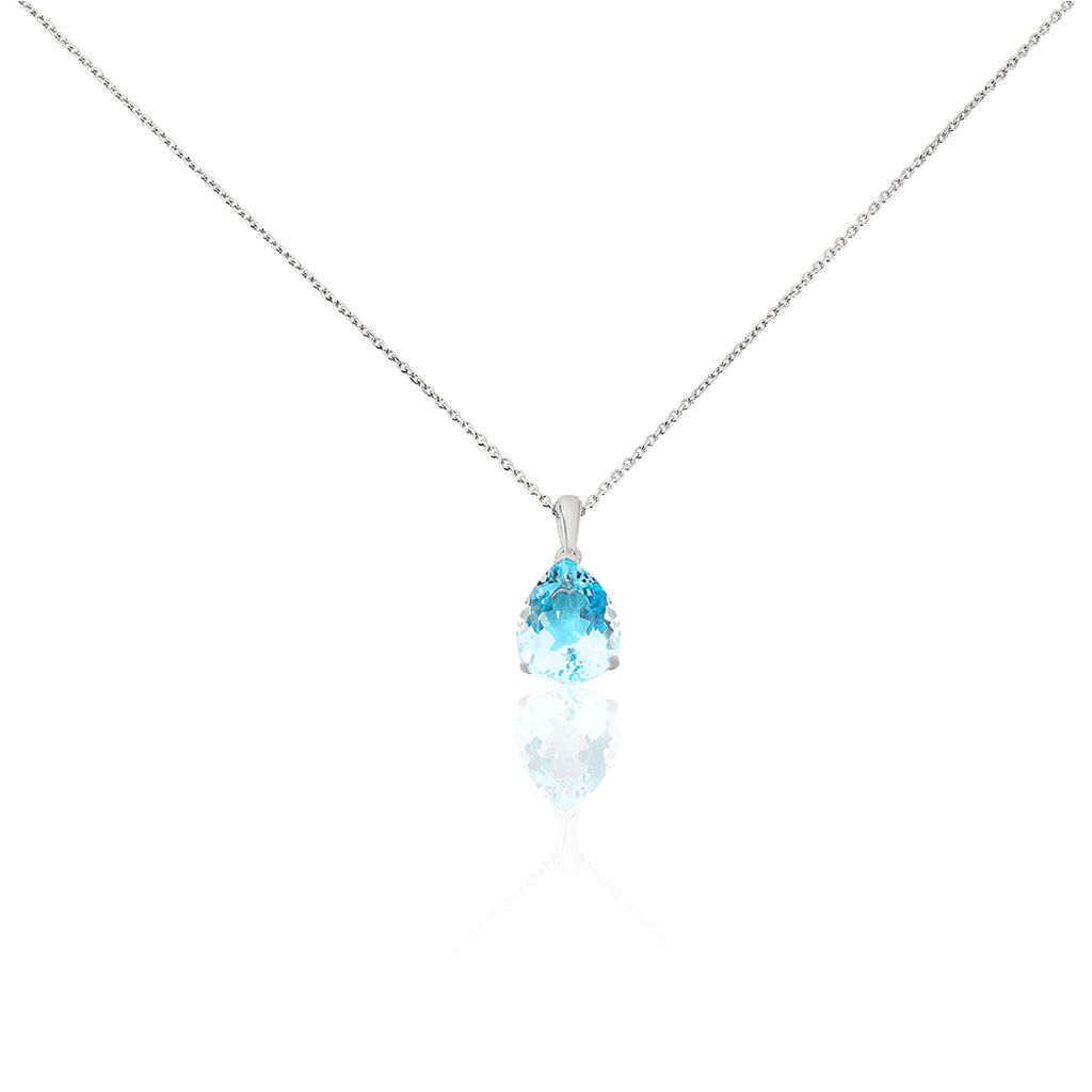 Collier Anesa Or Blanc Topaze