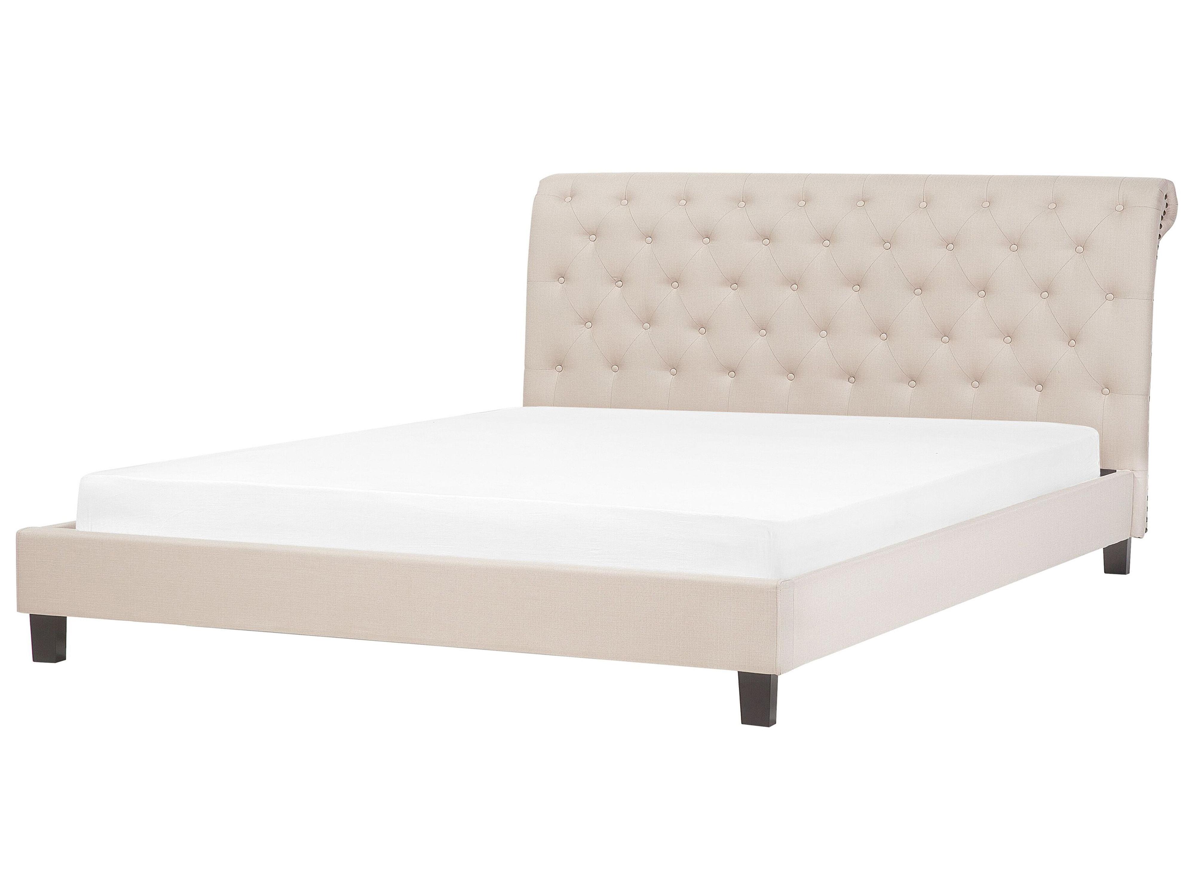 Bed Stof REIMS 180 x 200 cm Beige