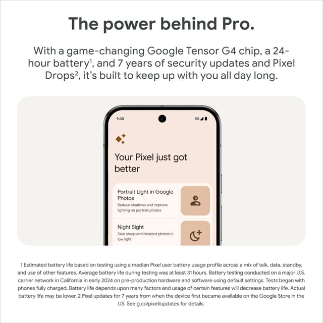 Google Pixel 9 Pro XL 5G smartphone 16/128GB (Porcelæn)