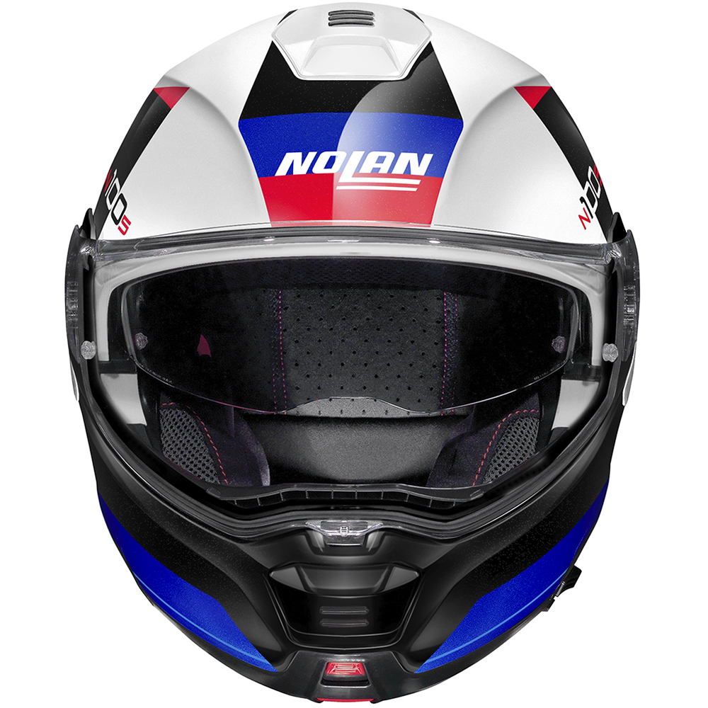 Nolan - Casque N100-5 Hilltop N-Com Blanc / Bleu