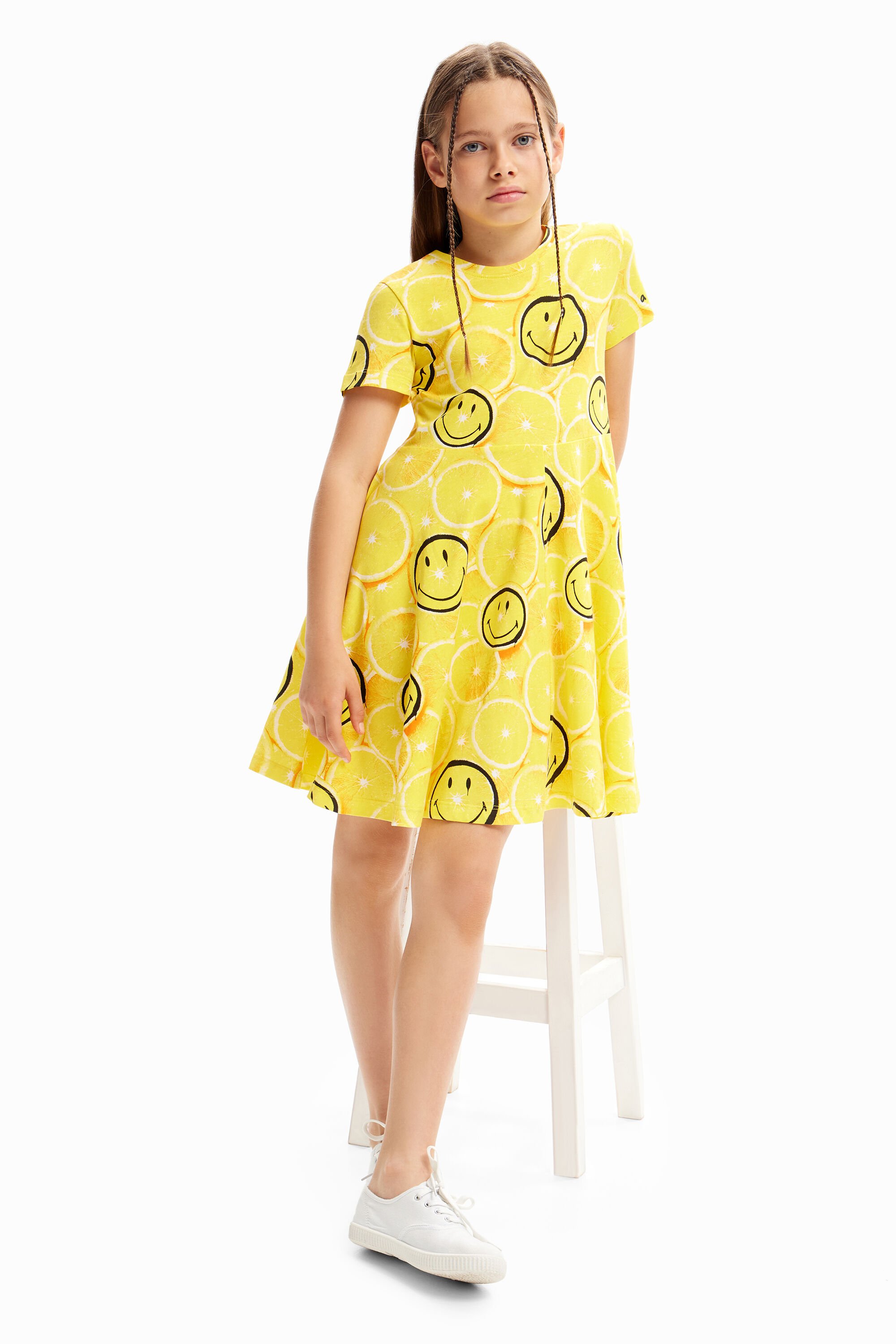 Robe Smiley citrons