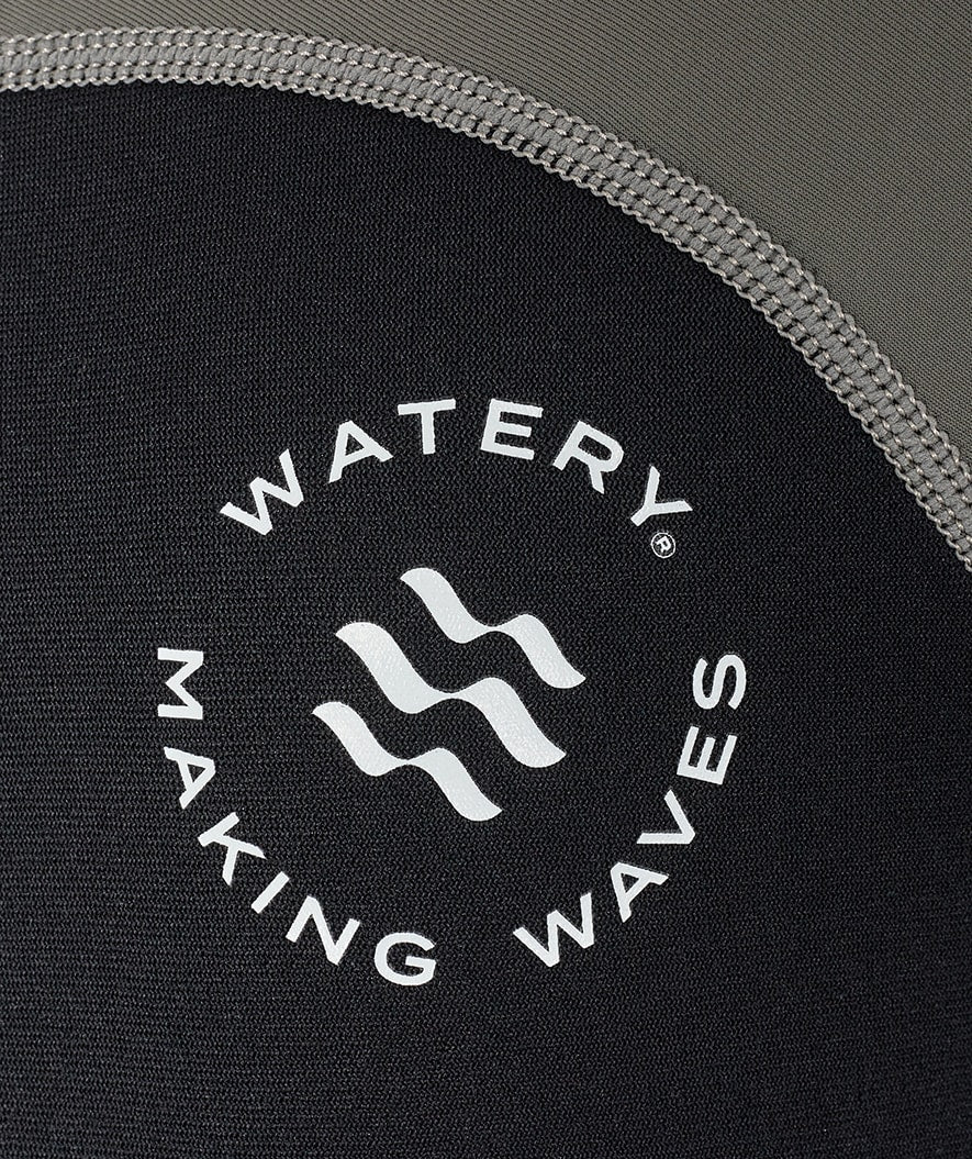 Watery UV våddragt til børn - Calypso Langærmet - Grå/sort