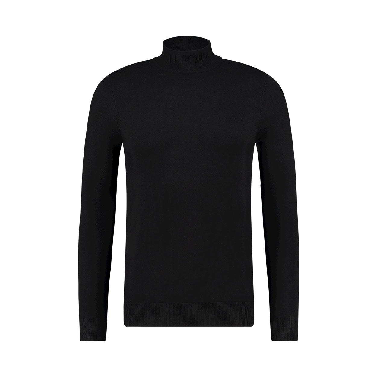 Purewhite  Essential Knit Mockneck Longsleeve