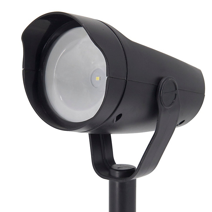 Spot à piquer solaire Spike LED intégrée 15lm 0.2W IP44 OPP noir
