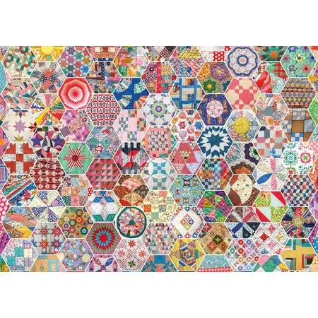 Schmidt Spiele Puzzle - Amerikanischer Patchwork Quilt, 1000 Teile