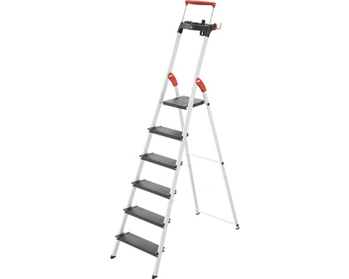 Hailo L100 TopLine Aluminium Veiligheidstrapladder 6 Treden