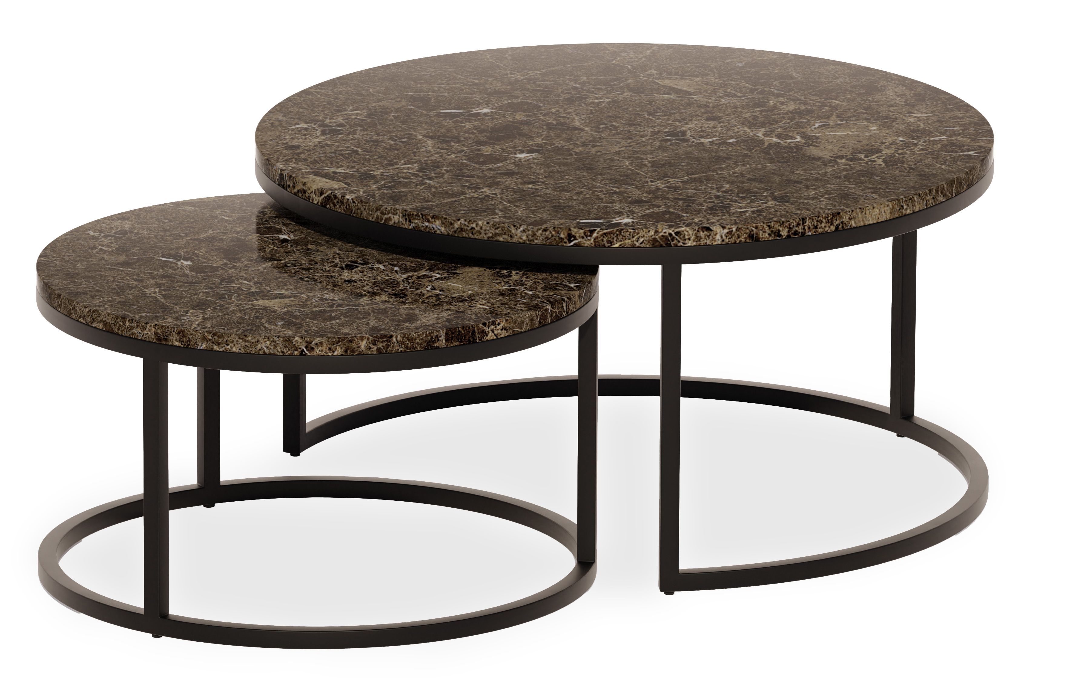 Salontafelset Liora ⌀80  x H40 cm