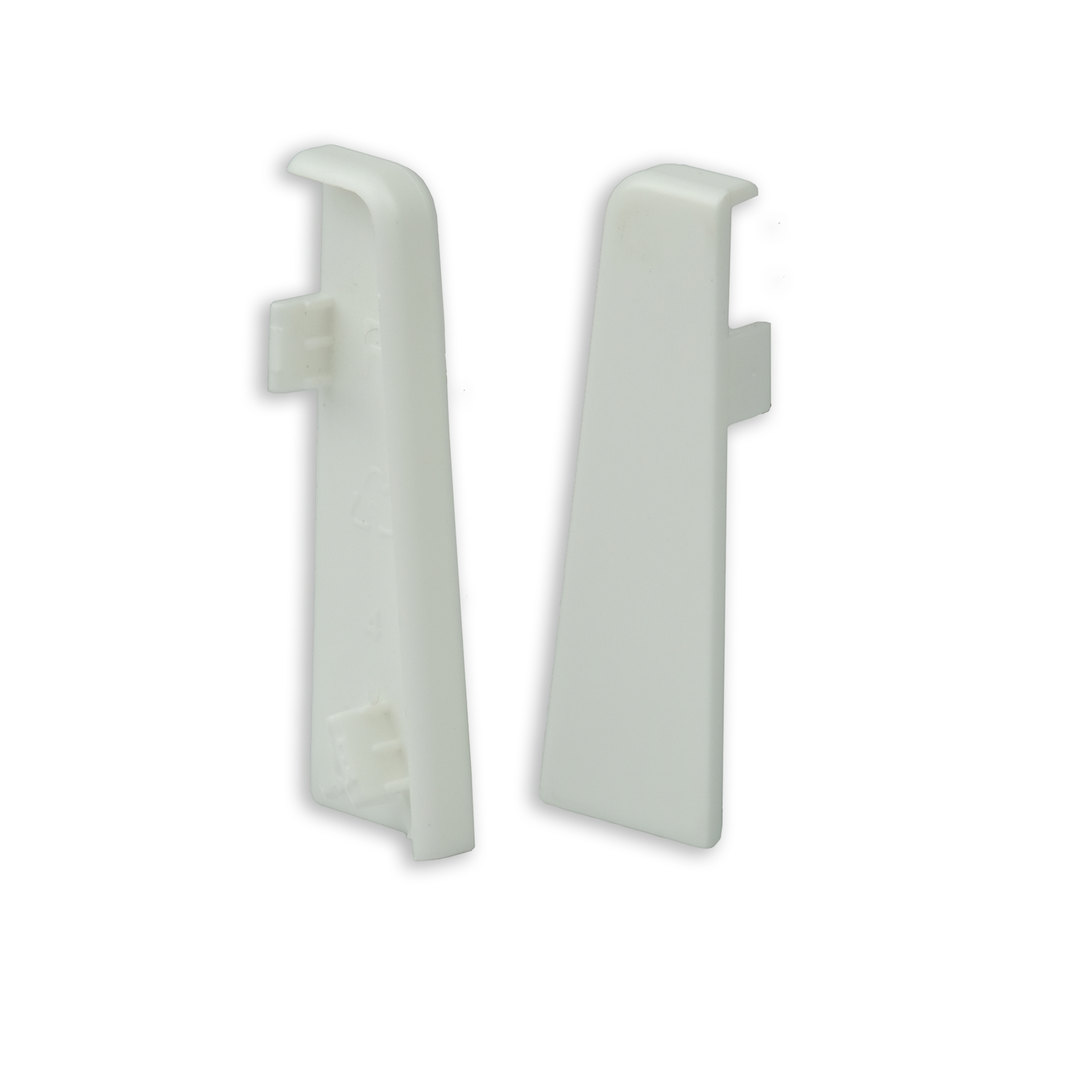 profitan 2er-Set Endkappen - weiß - für Sockelleisten: 58 mm hoch