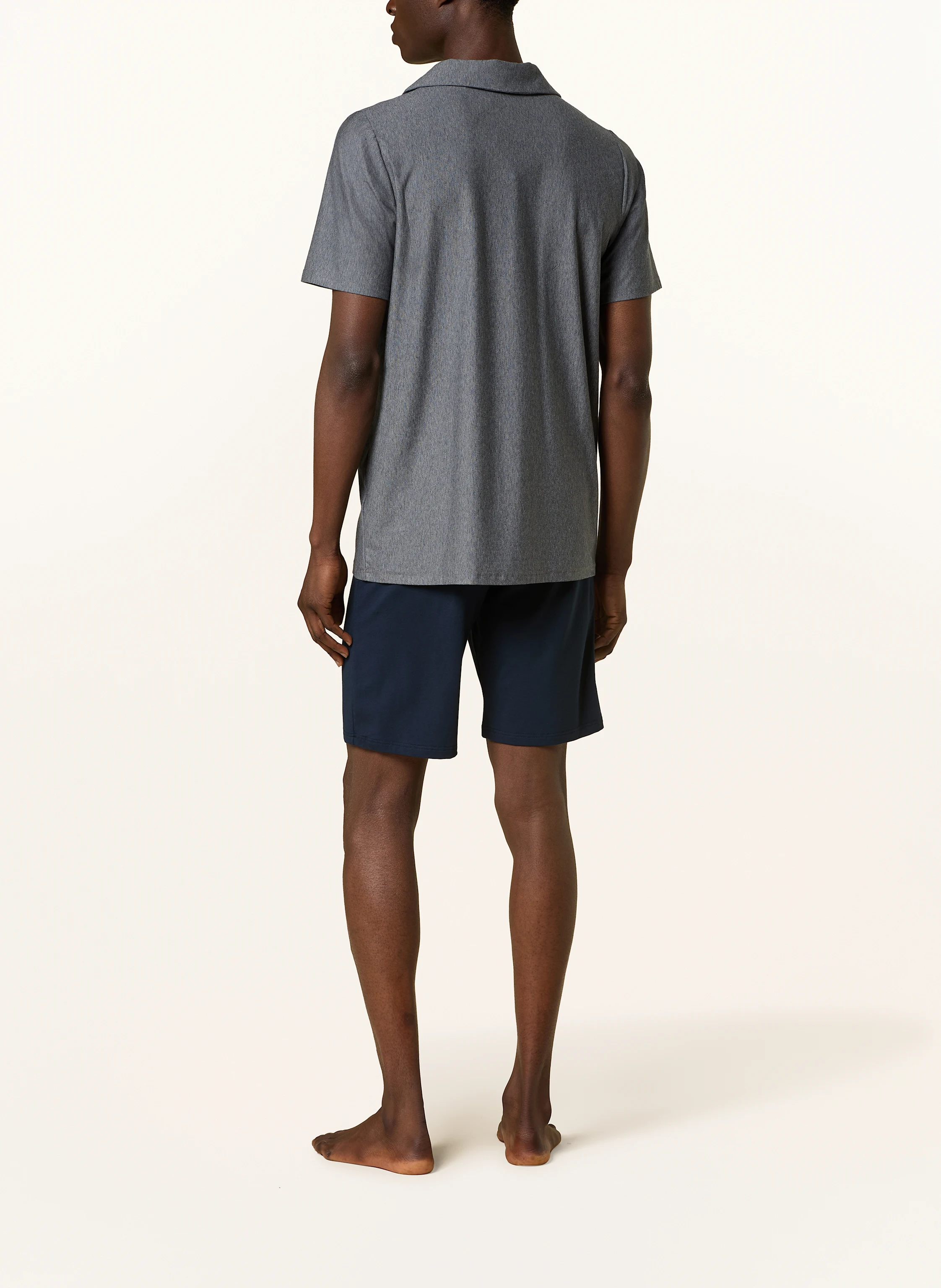 SCHIESSER Shorty-Schlafanzug SELECTED PREMIUM JACQUARD