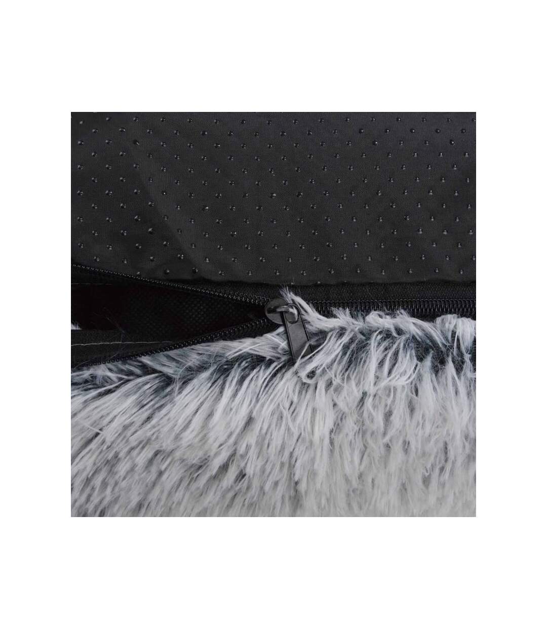 Paris Prix - Coussin Pour Chien & Chat fluffy 100cm Blanc Chiné