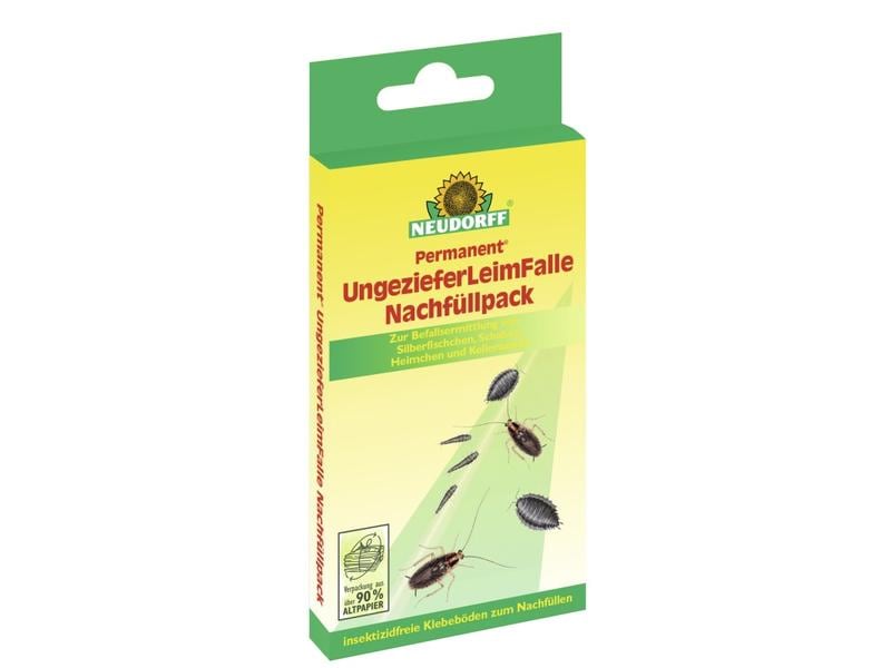 Neudorff Insektenfalle Permanent Ungeziefer Leimfalle, 4 St Permanente Ungezieferfalle