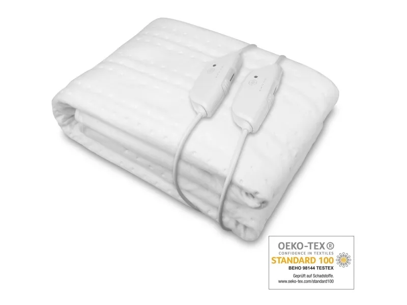 Medisana HU 676 Elektrisk tæppe 200 W Hvid, Elektrisk lagen(1500 mm, 1600 mm, 2,4 kg, Oeko-Tex 100)