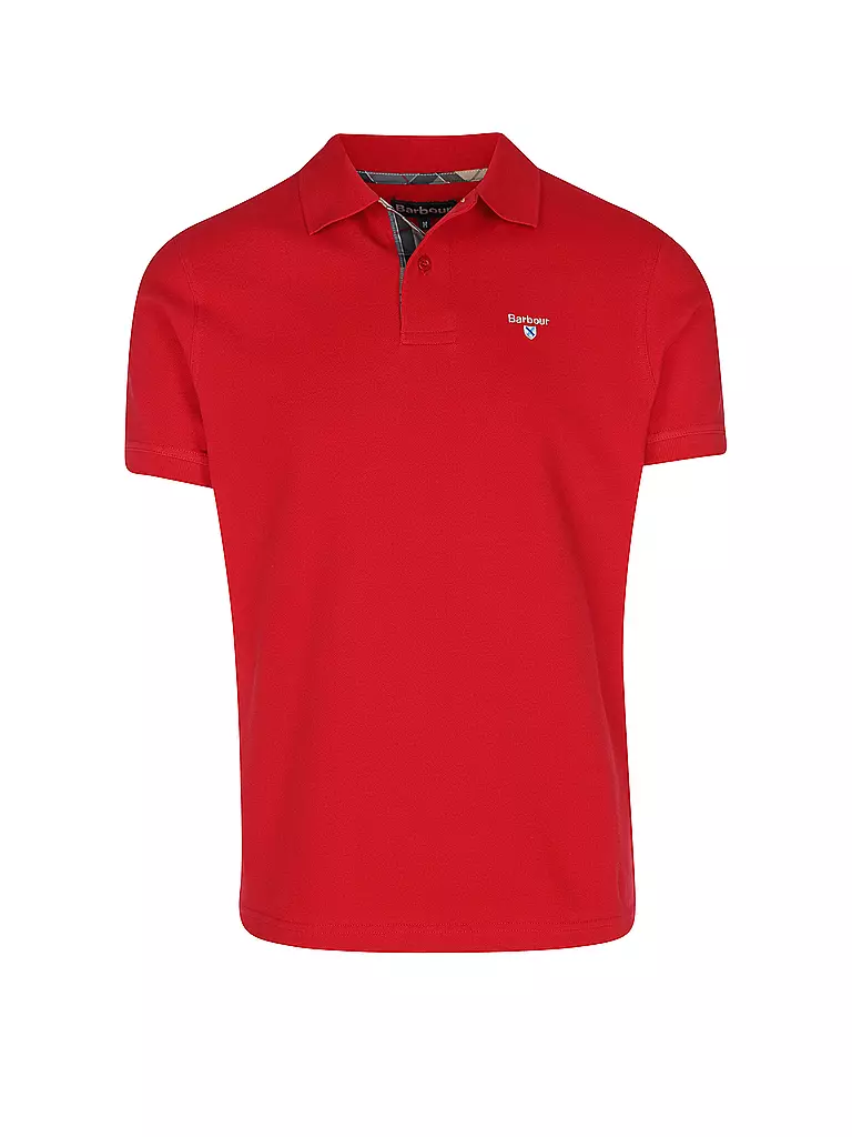 BARBOUR Poloshirt Regular Fit rot
