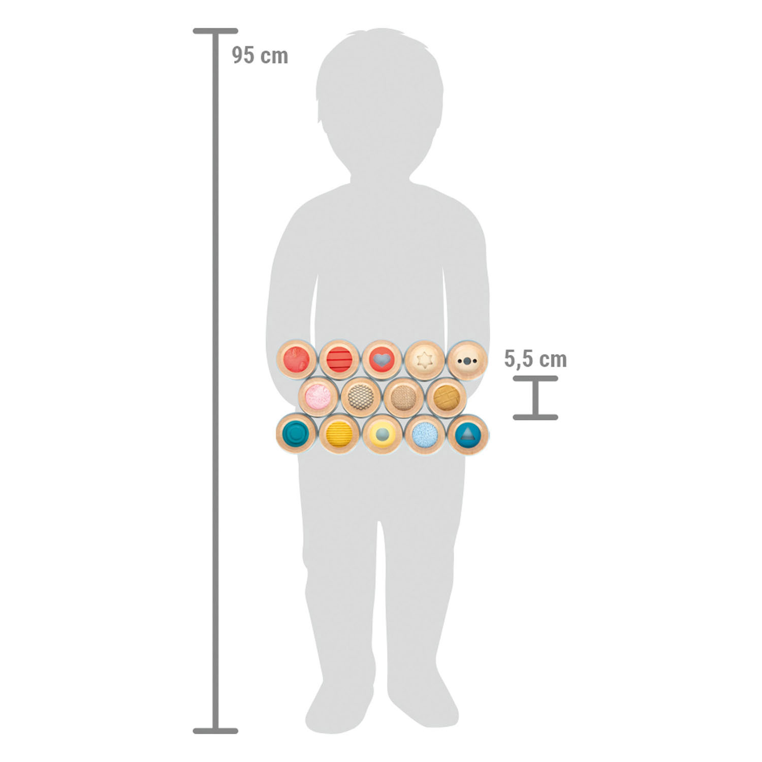Small Foot - Sensorisch Houten Geheugenspel Sensory