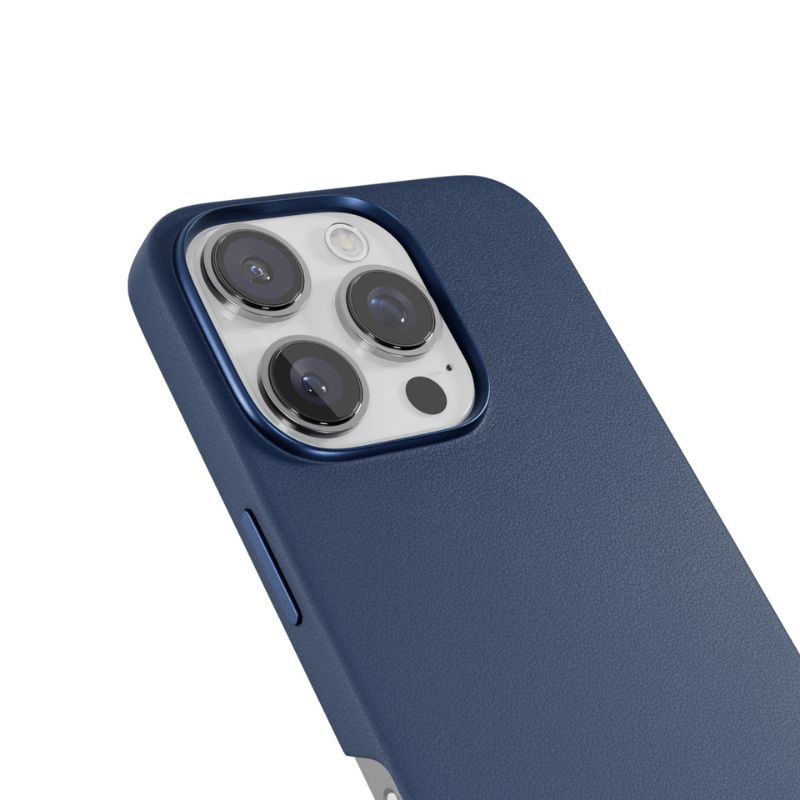 iPhone 16 Pro Max Mag  MagSafe Echtleder Hülle (91110131600001) - Blau