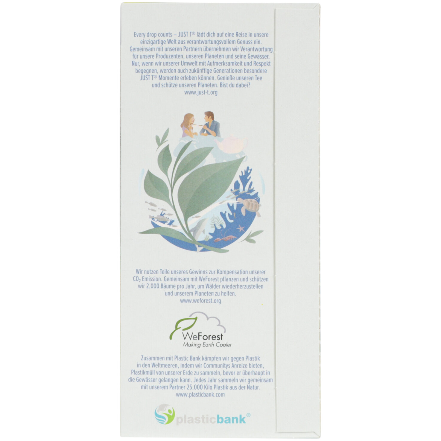 Just T Bio Moroccan Mint 18 Portionen