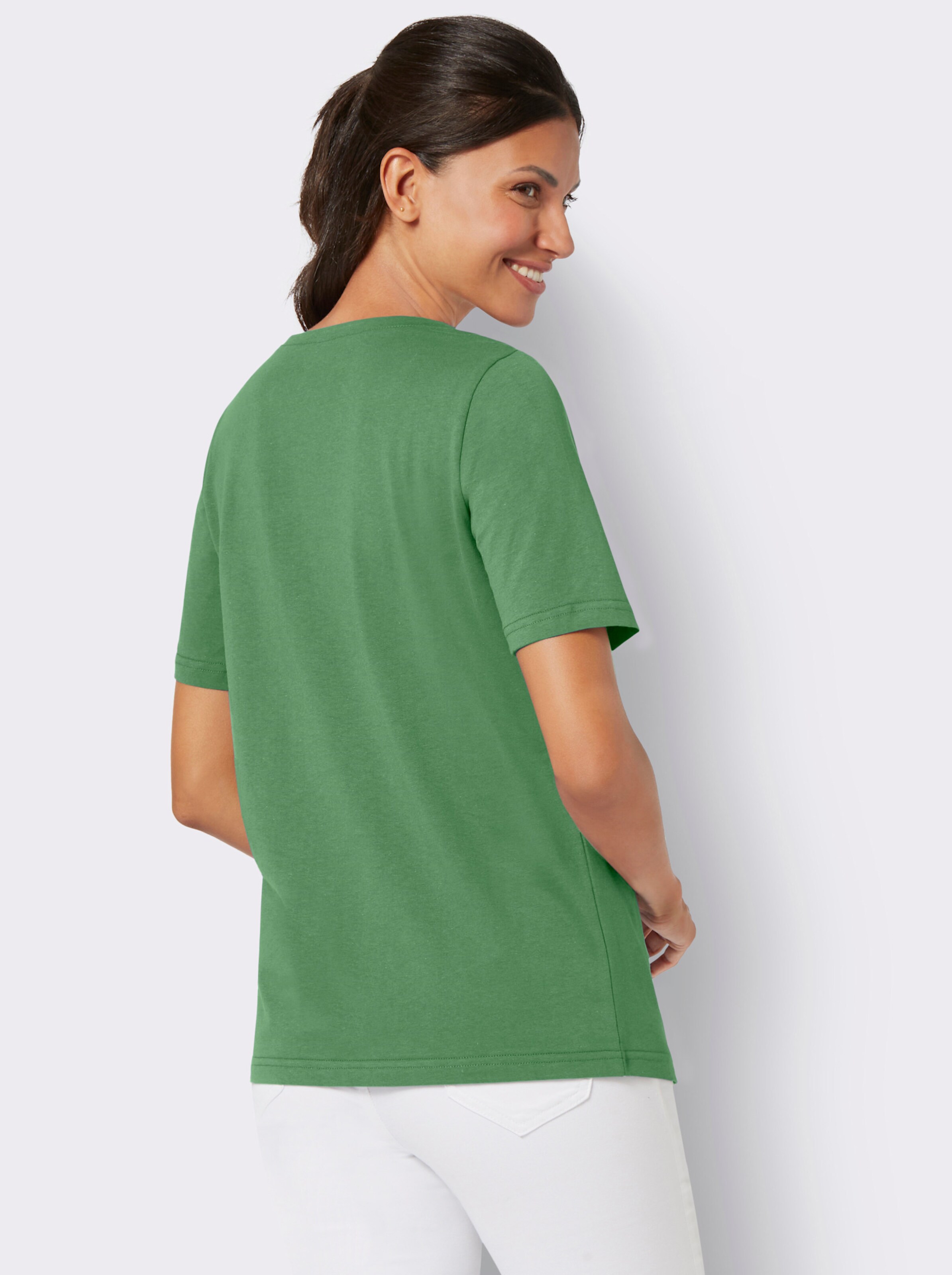 2-in-1-Shirt mit Biesenverzierung