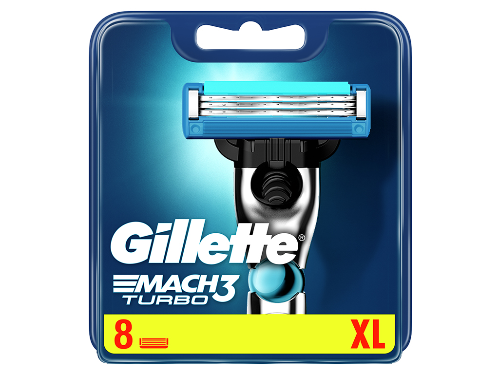 RECARGA DE LÂMINAS MACH3 TURBO GILLETTE 8 UN
