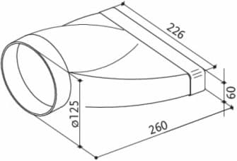 Franke tilkobling til ventilationsslange 112.0157.296