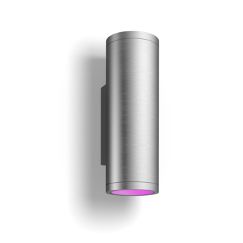 Philips Hue muurlamp Appear RVS - wit en gekleurd licht 8W
