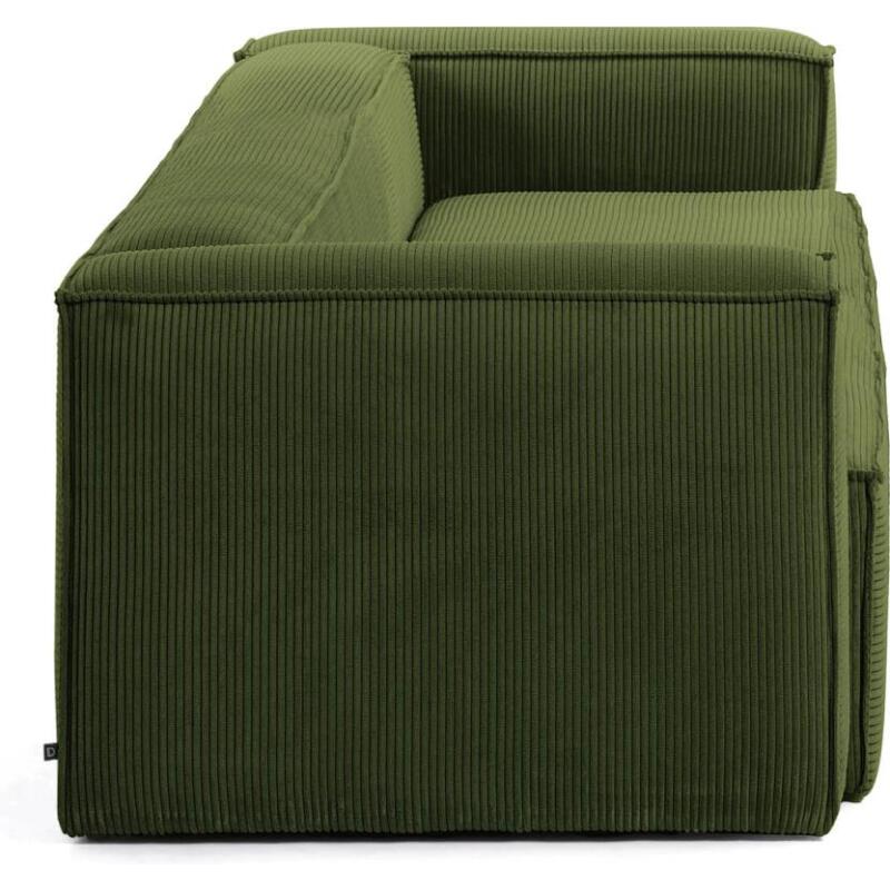 Canapé Blok 3 places vert 240 cm