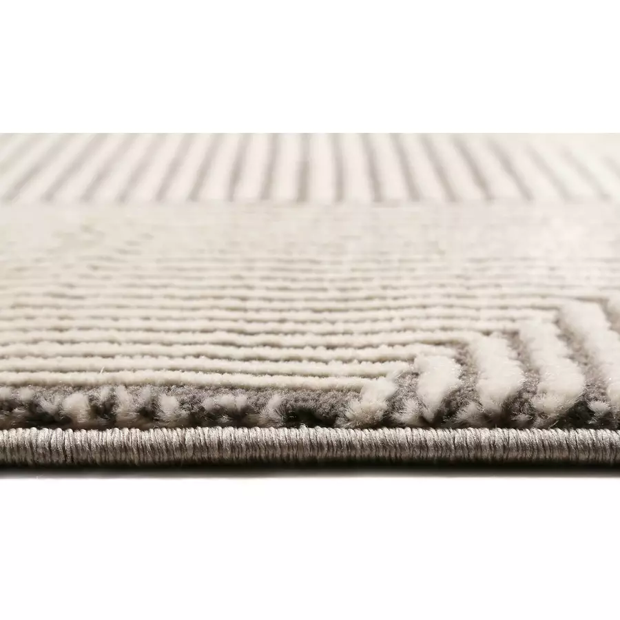Esprit Kurzflorteppich Velvet Groove beige braun
