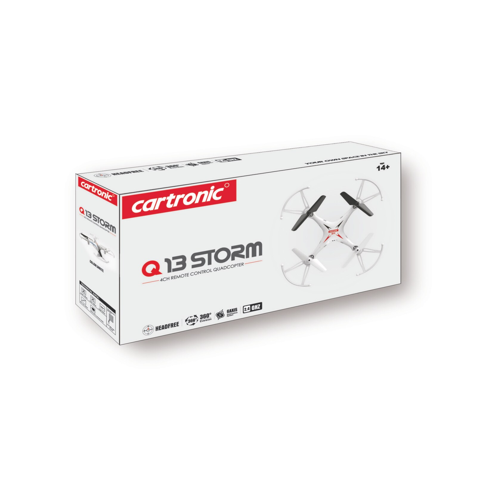 RC 2.4 GHz Quadrocopter Q13 Storm von Cartronic