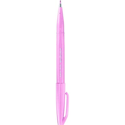 Pentel Sign pen - Feutre pinceau à pointe souple - rose pastel