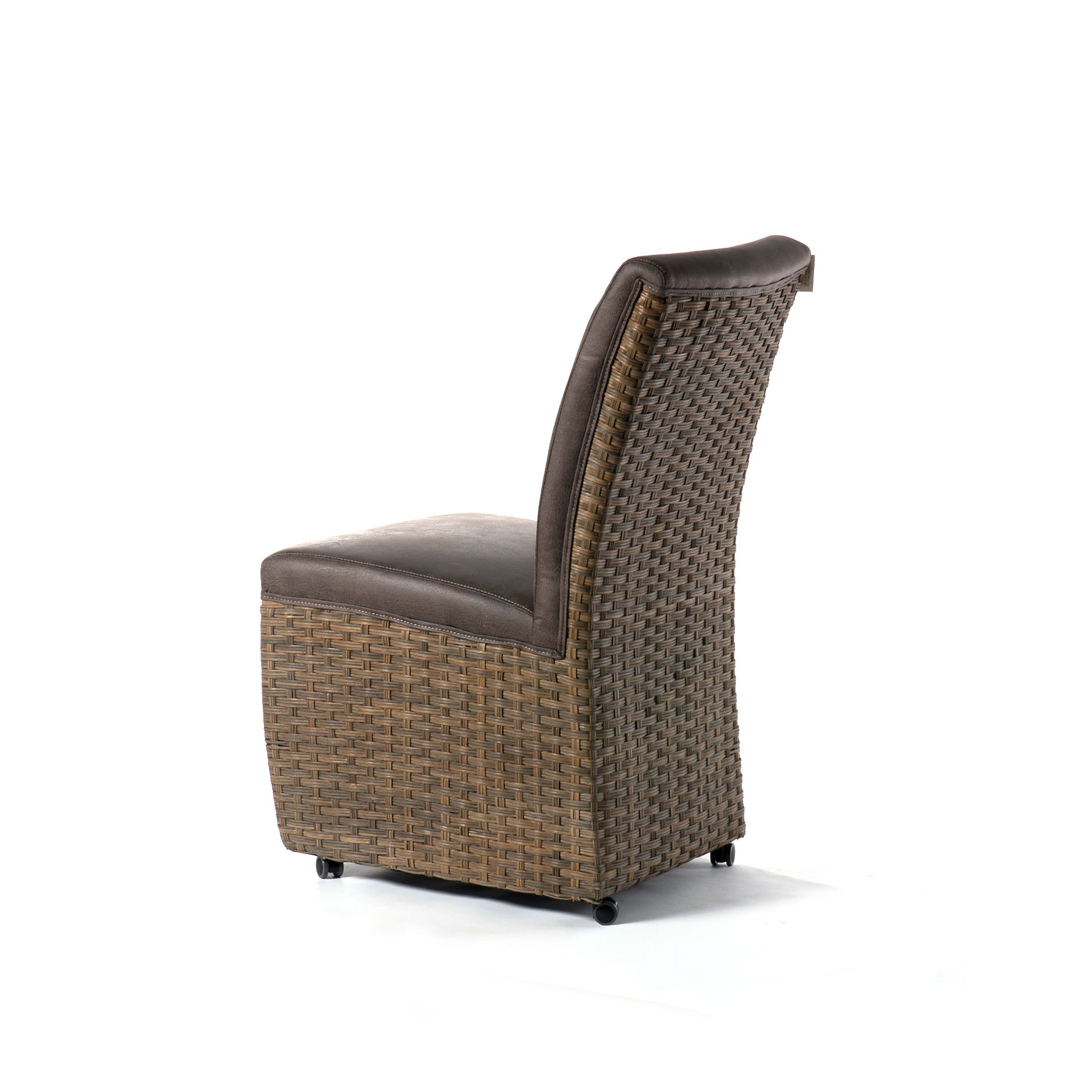 Stuhl 'Gent', natur-braun, B 51 cm, H 95 cm, L 56 cm von fischer's lagerhaus