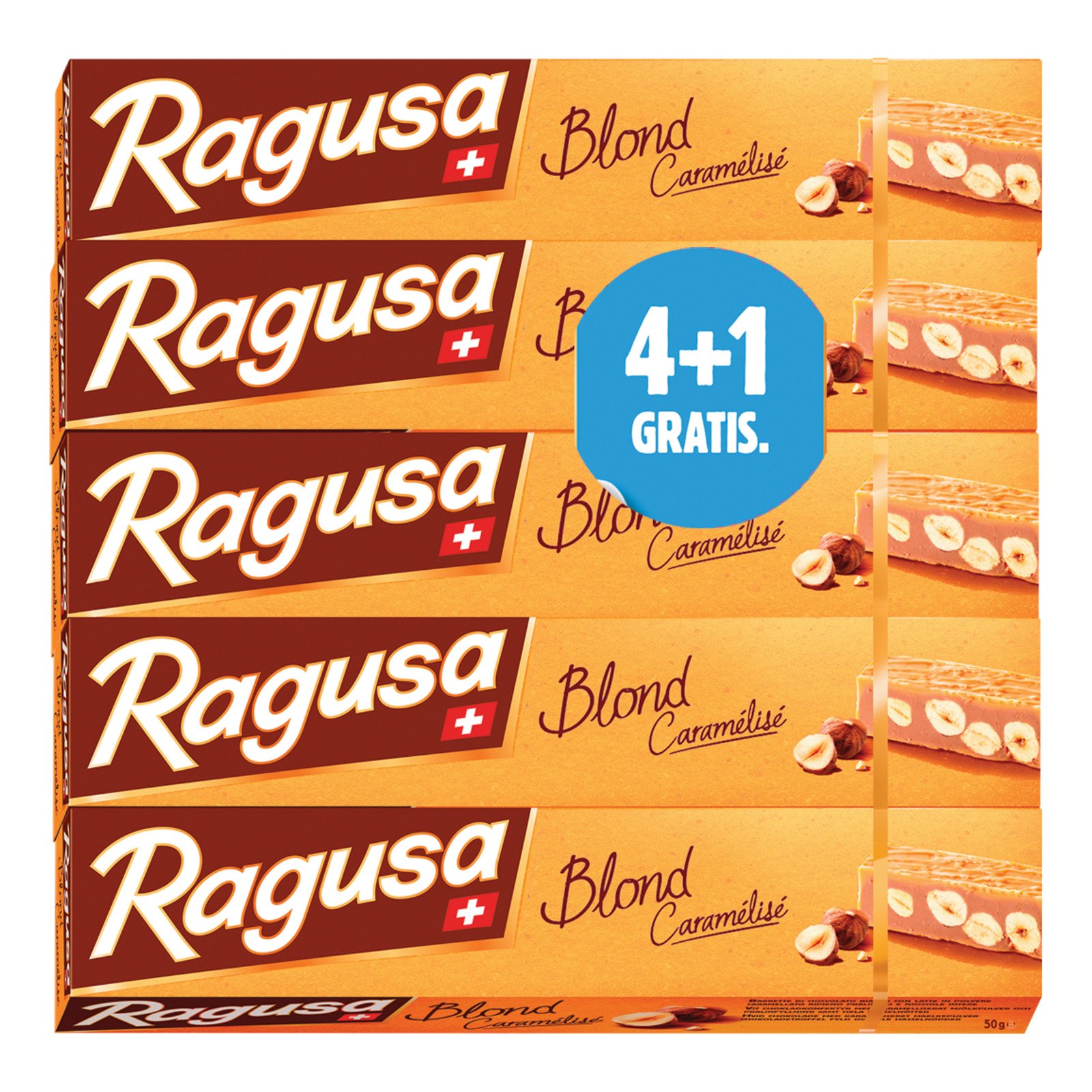 Ragusa blond 5x50g 4+1 gratis
