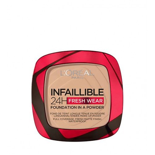 L'Oréal Infaillible Pó e Base 2-em-1 130 True Beige 9g