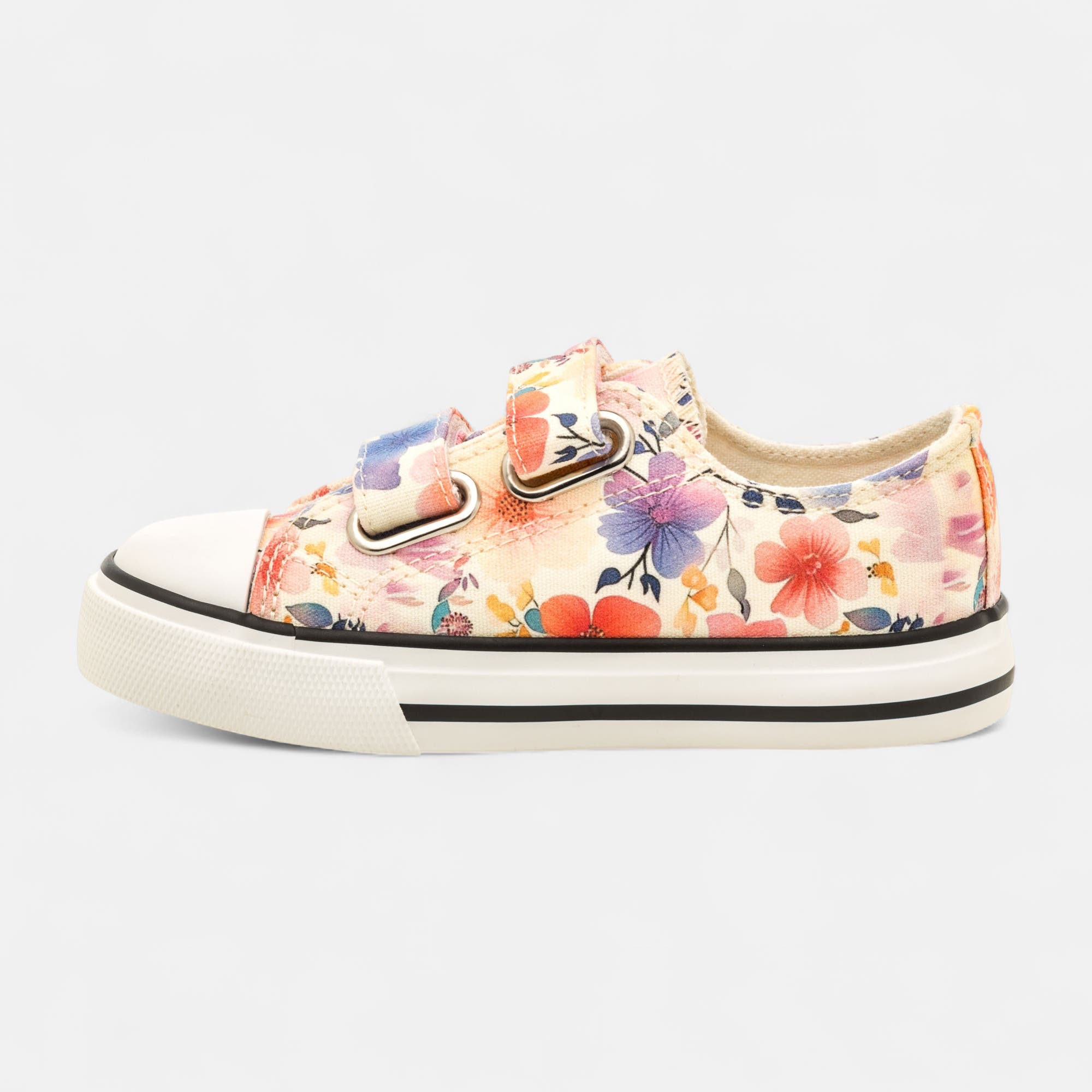 Baskets en toile Fille multicolore