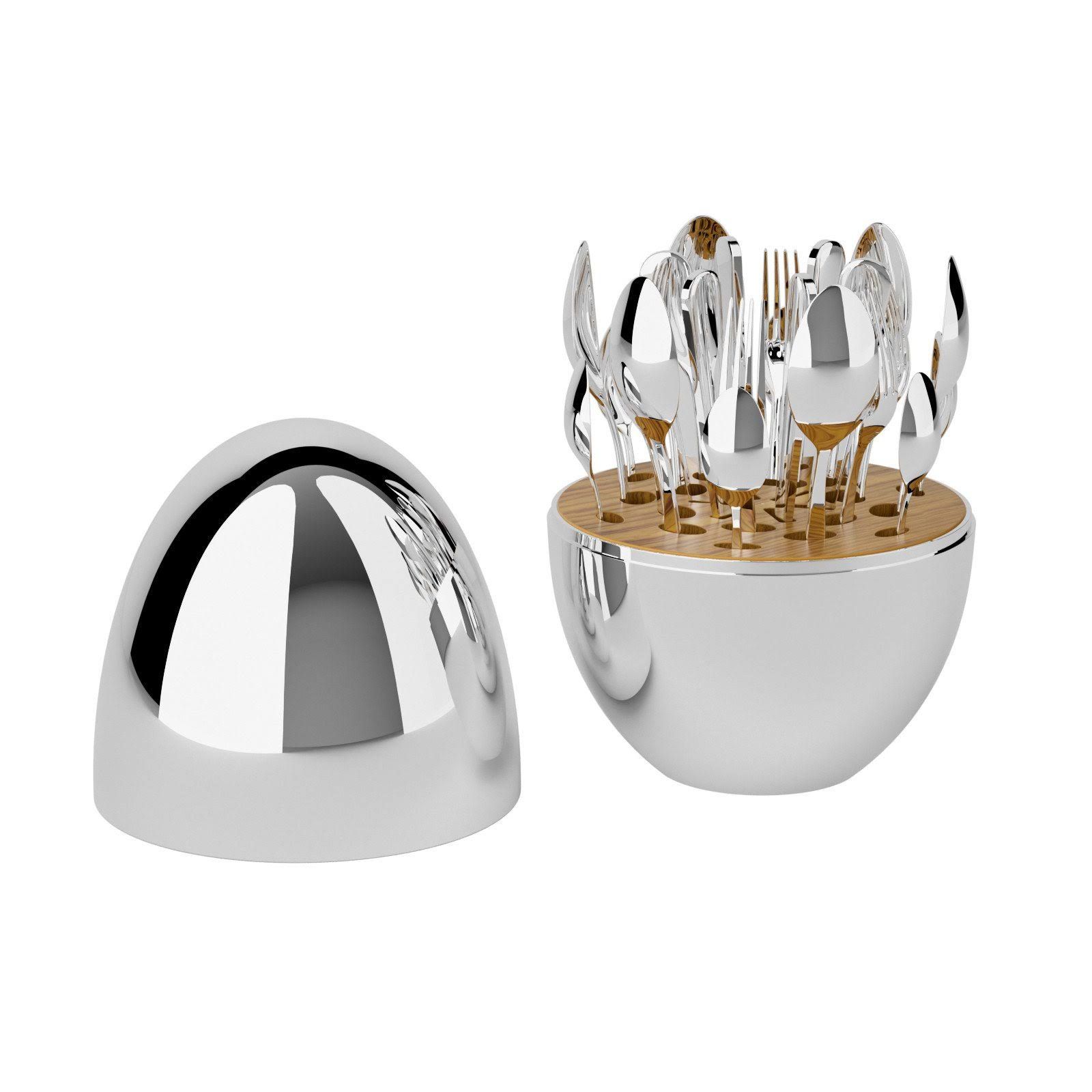 PFCTART Besteck-Set Luxuriöses Edelstahl-Besteckset 24-teiliges Steakm