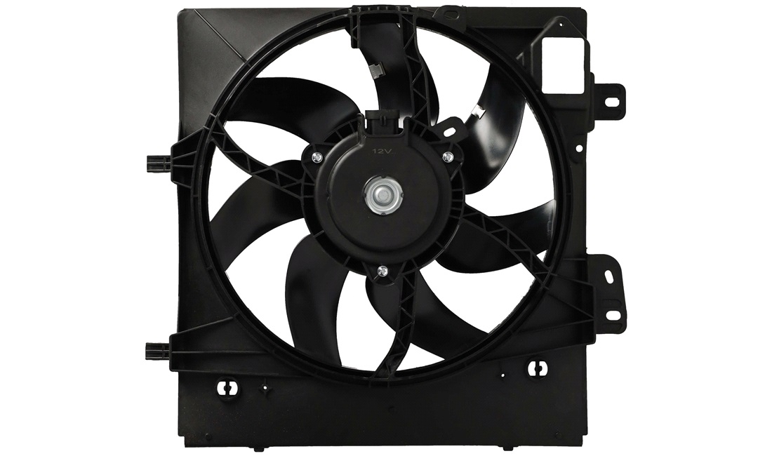 Ventilator, motorkøling