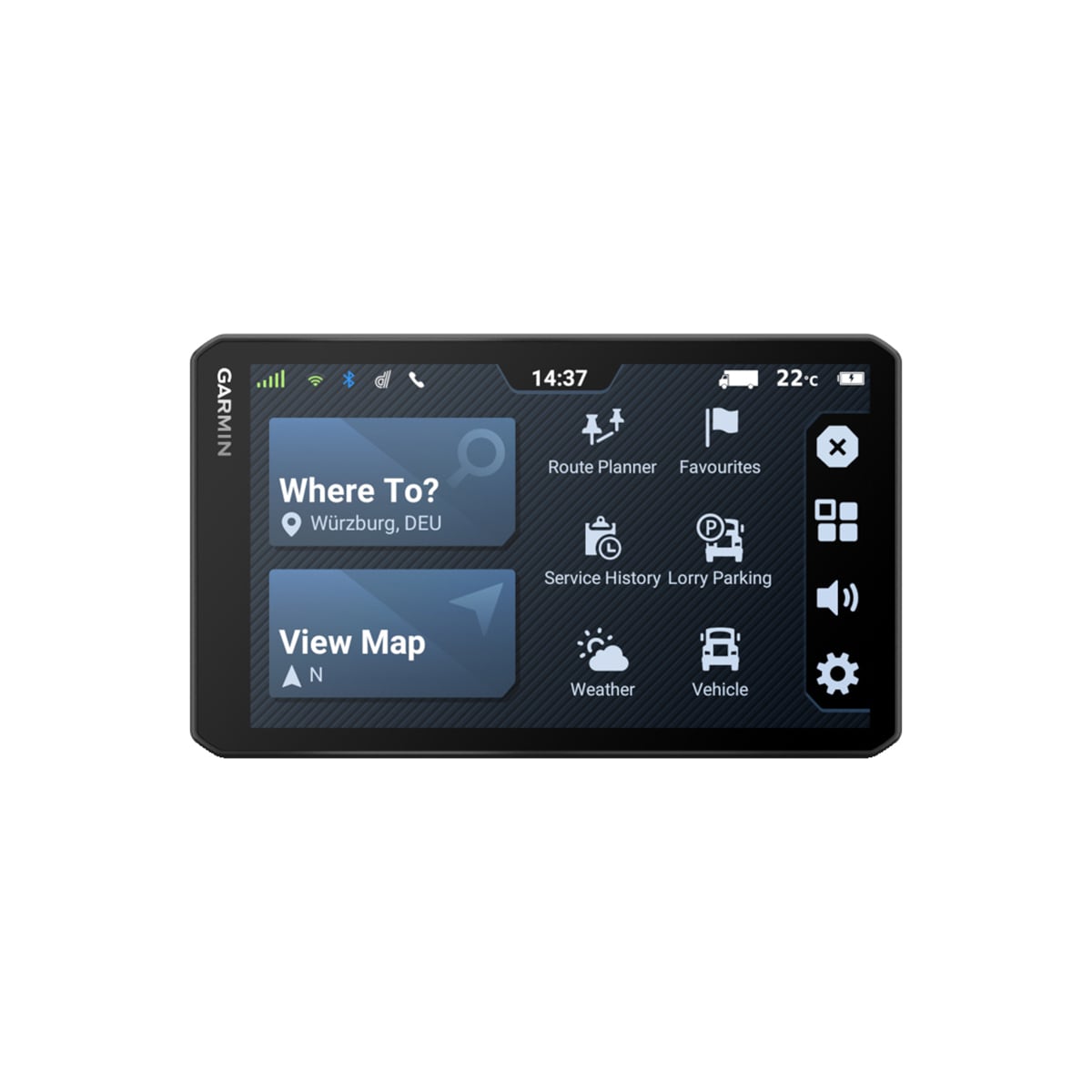 Garmin dēzl LGV720 truck GPS