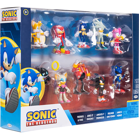 Sonic figurer 6 cm 10-pak
