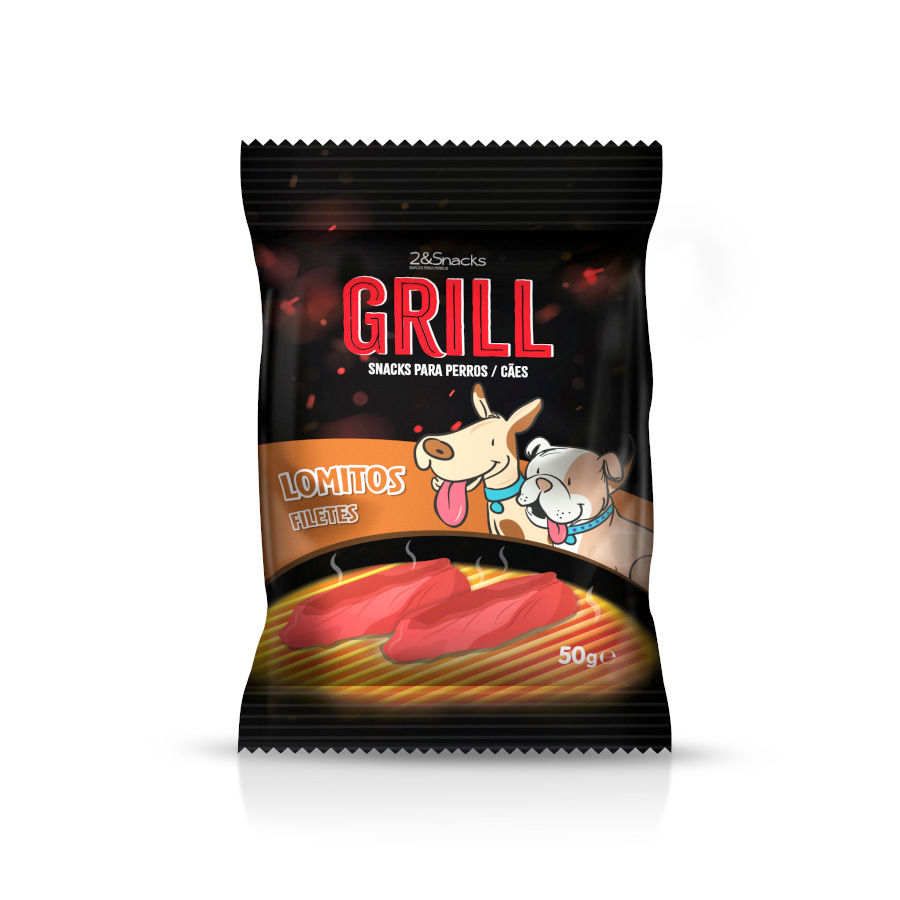 Bifes de carne grelhada 2&Snacks para cães