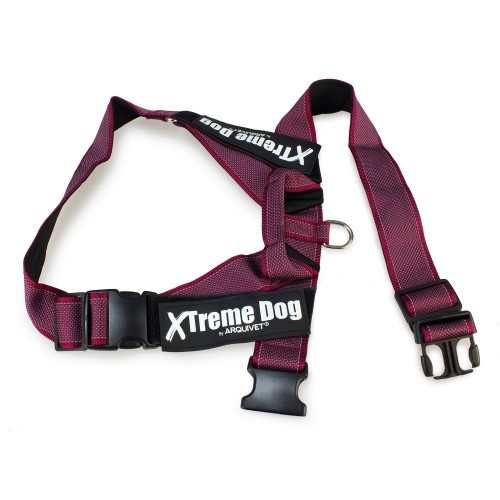Coleira peitoral Xtreme Classic para cães, rosa